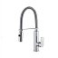 Grifo de cocina monomando flexible Toulouse cromo de Imex